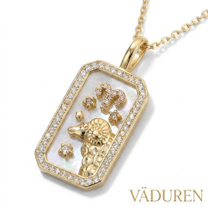Karné Stjärntecken Pärlemor Halsband 18k