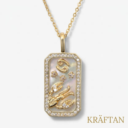 Karné Stjärntecken Pärlemor Halsband 18k