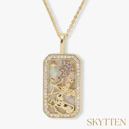 Karné Stjärntecken Pärlemor Halsband 18k