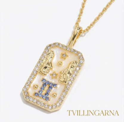Karné Stjärntecken Pärlemor Halsband 18k