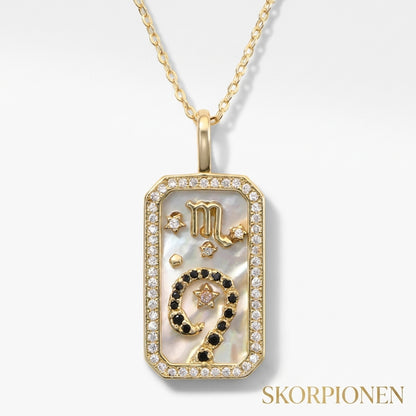 Karné Stjärntecken Pärlemor Halsband 18k