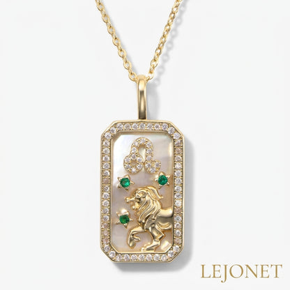 Karné Stjärntecken Pärlemor Halsband 18k