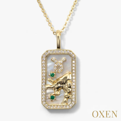 Karné Stjärntecken Pärlemor Halsband 18k