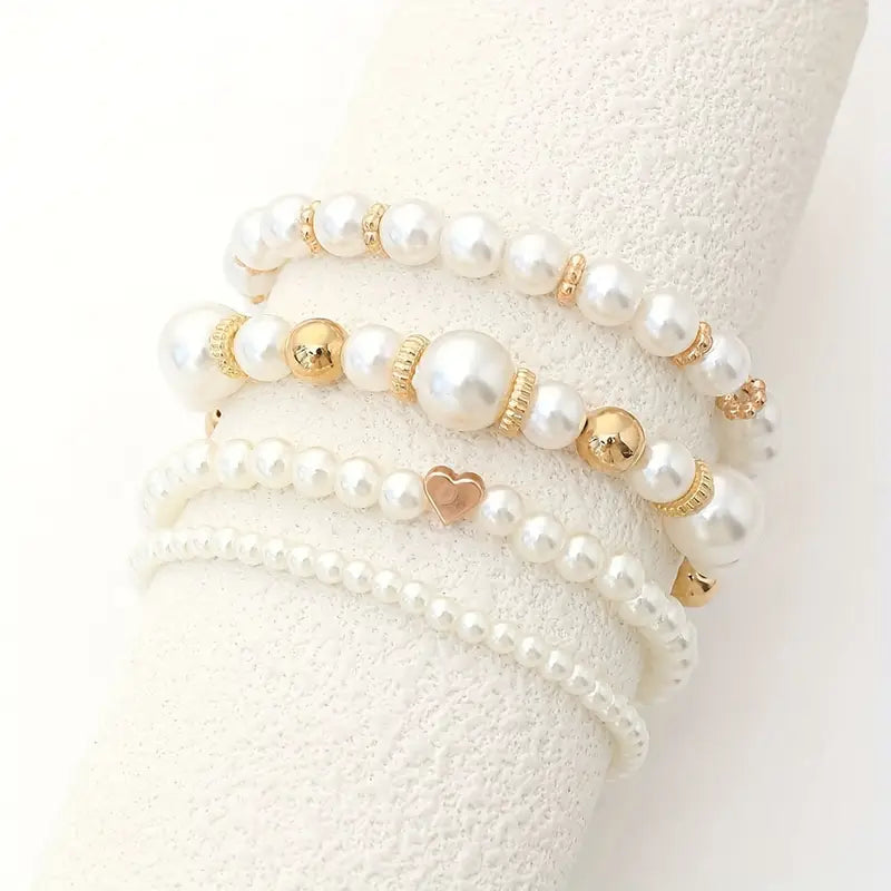 Pärl Armband 4-Pack
