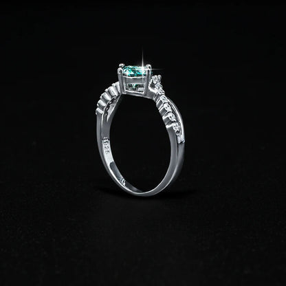 Prinsessans Krona - 1 Carat Moissanit Ring