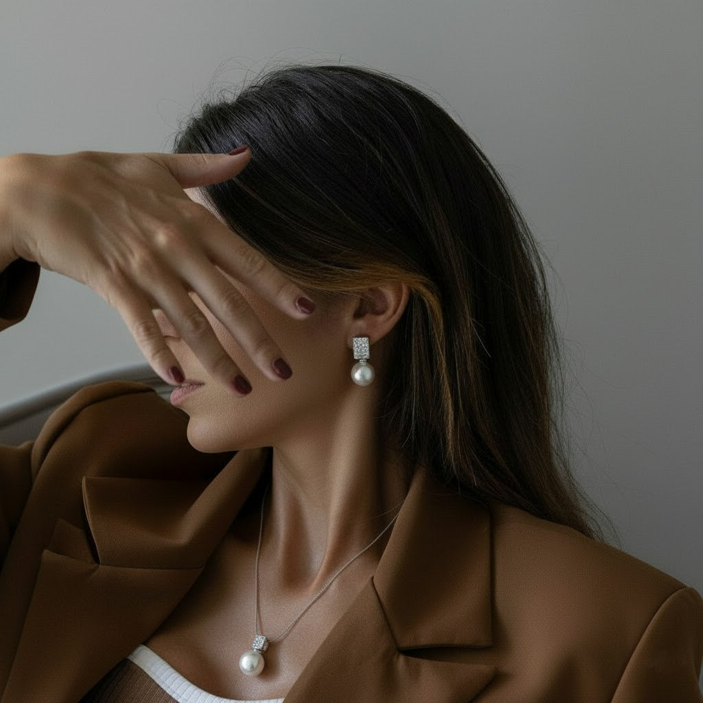 Karné Pärlkvadrat Set